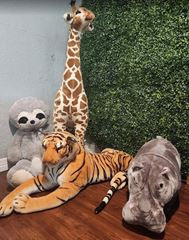 Picture of Decor (Jumbo Giraffe Stuffed Animal)  - Brown