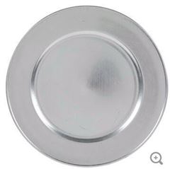 Picture of Charger Plate (Plain)  - Silver