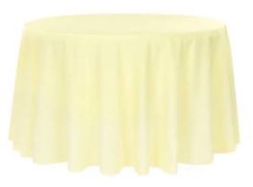 Picture of 120 - Pastel Yellow (Poly Round)