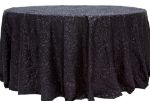 Picture of Table Cloth 120 - Black (Glitz sequin Round)