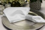 Picture of Napkin 20X20 - White (Lamour satin )