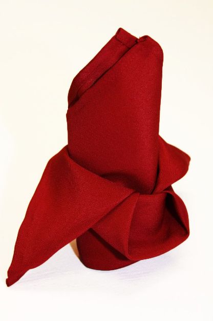 Picture of Napkin 20X20 - Apple Red (Poly Square)