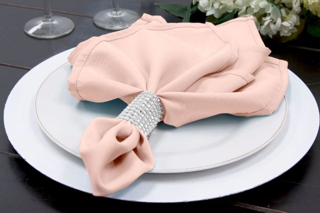 Picture of Napkin 20X20 - Blush (Poly Square)