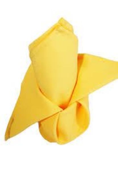 Picture of Napkin 20X20 - Canary Yellow  (Poly Square)