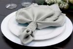 Picture of Napkin 20X20 - Silver Gray (Poly Square)