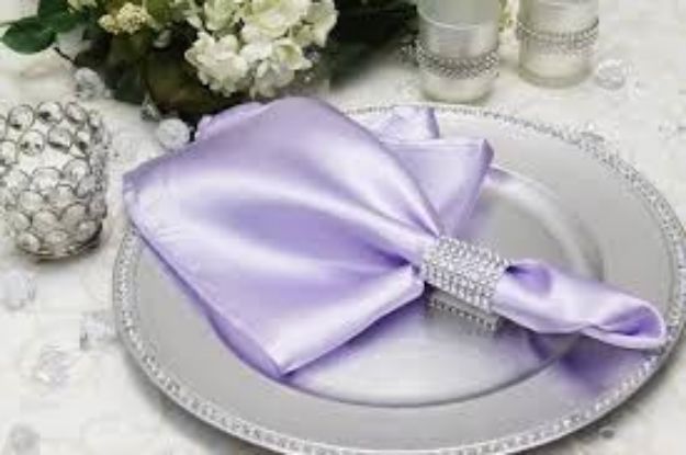 Picture of Napkin 20X20 - Lavender Lilac (Satin Square)