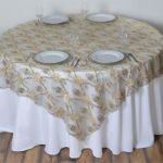 Picture of Overlay 72X72 - Champagne (ExtraLace Square)