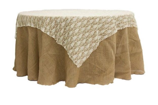 Picture of Overlay 72X72 - Ivory (Lace Square)