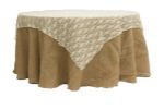 Picture of Overlay 90X90 - Ivory (Lace Square)