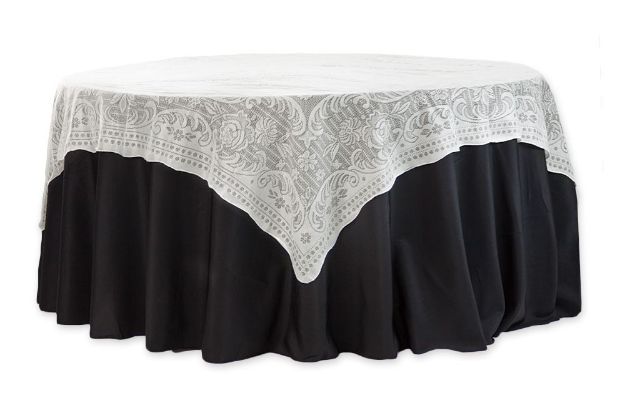 Picture of Overlay 72X72 - Ivory (Quaker Lace Square)