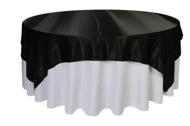 Picture of Overlay 72X72 - Black (satin Square)