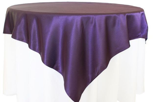 Picture of Overlay 54X54 - Eggplant (Satin Square)