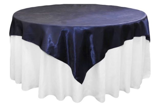 Picture of Overlay 90X90 - Navy (Satin Square)
