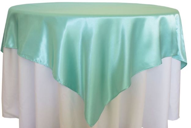 Picture of Overlay 72X72 - Tiffany Blue/Aqua (Satin Square)