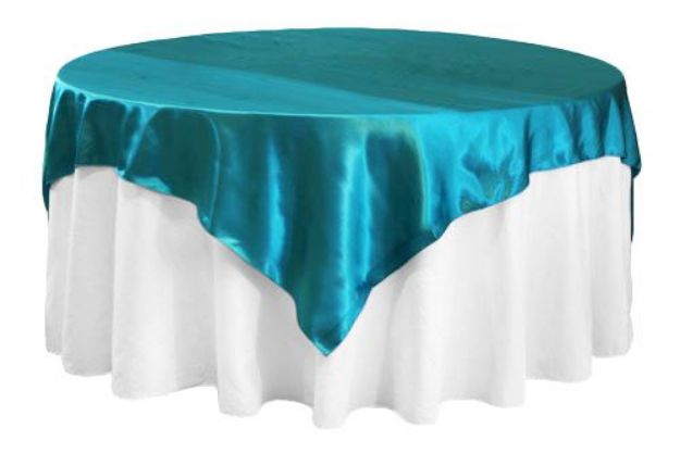 Picture of Overlay 72X72 - Turquoise dark (Satin Square)