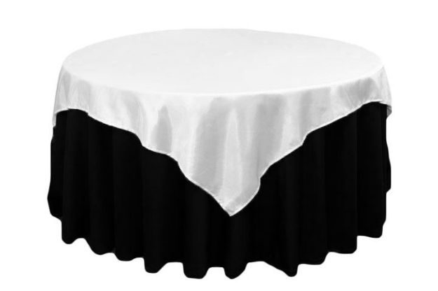 Picture of Overlay 90X90 - White (Satin Square)