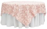 Picture of Overlay 90X90 - Blush (Satin Rosette Square)