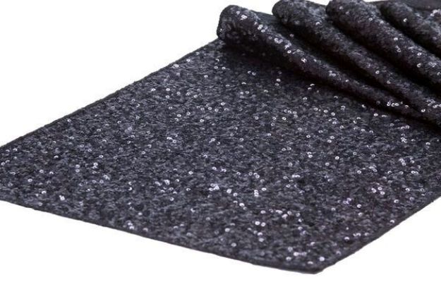Picture of Runner 12X108 - Black (Glitz sequin  C)