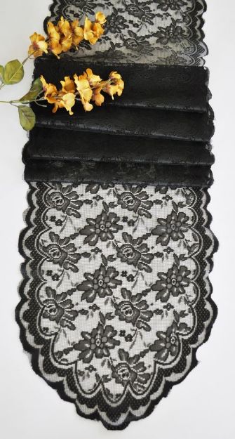 Picture of Runner 13.5X108 - Black (Lace )