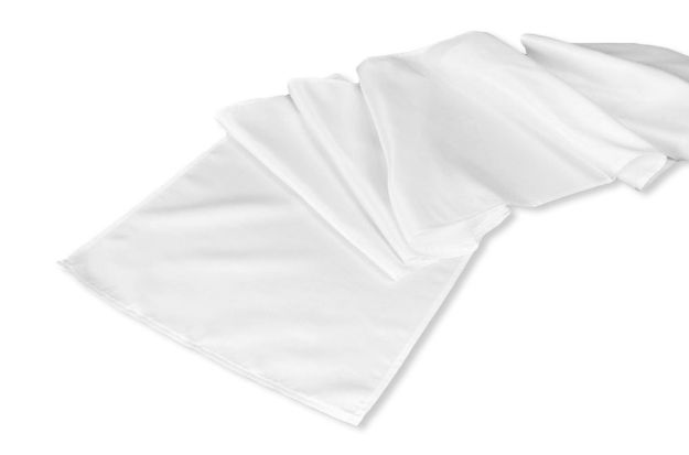 Picture of Runner 12X108 - White (Lamour satin )