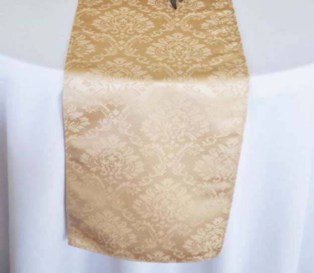 Picture of Runner 12X108 - Champagne (Poly Damask  )