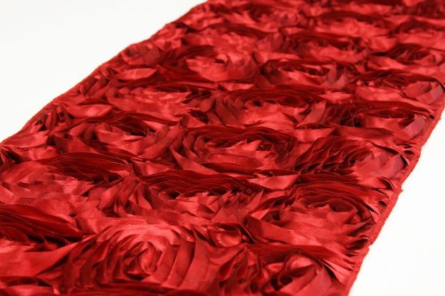 Picture of Runner 12X108 - Apple Red (Satin Rosette )