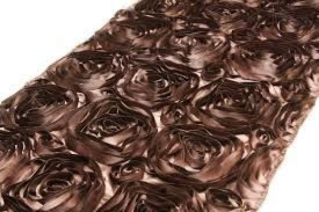 Picture of Runner 12X108 - Chocolate (Satin Rosette )