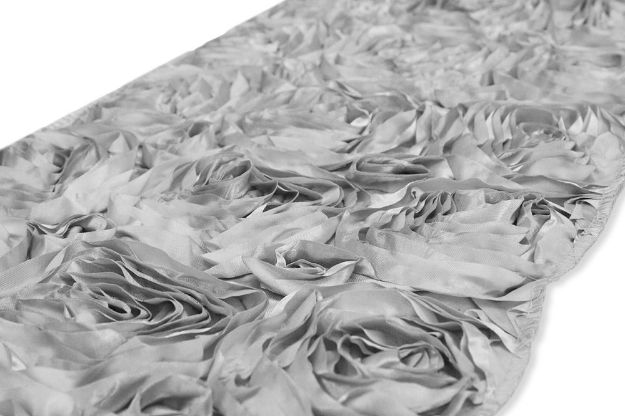 Picture of Runner 12X108 - Silver (Satin Rosette )