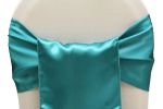 Picture of Sashe 9X108 - Dark turquoise (satin Extra Wide)