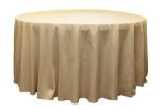 Picture of Table Cloth 120 - Champagne (Poly Round)