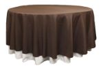Picture of Table Cloth 120 - Chocolate (Poly Round)