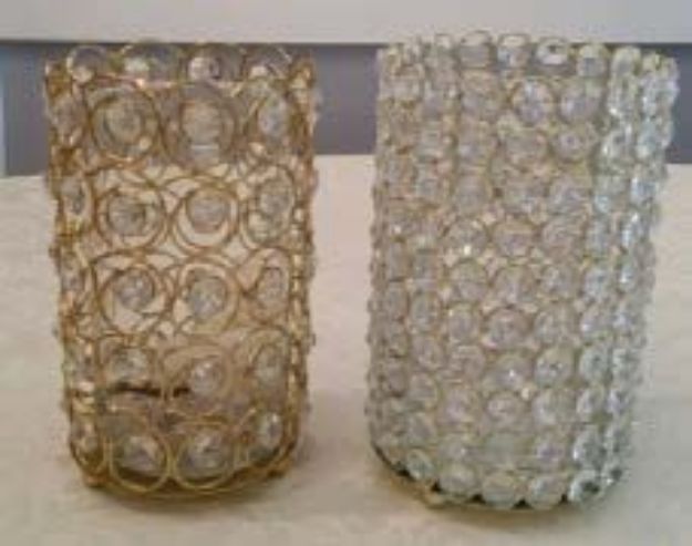 Picture of Bouquet Holder (Bling) 7" - Gold