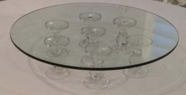 Picture of Cake stand (Glass) 24" - Clear