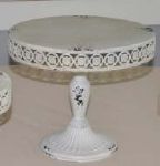 Picture of Cake stand (Round Shabby) 10" - Distressed