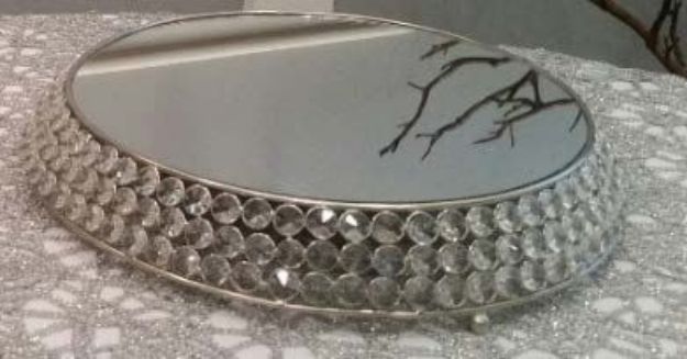 Picture of Cake stand (Round) 12" - Silver Bling