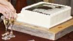 Picture of Cake stand (Wooden Rectangle) 18.75X23 - Natural