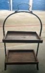 Picture of Catering (Two tiered wooden stand)  - Natural