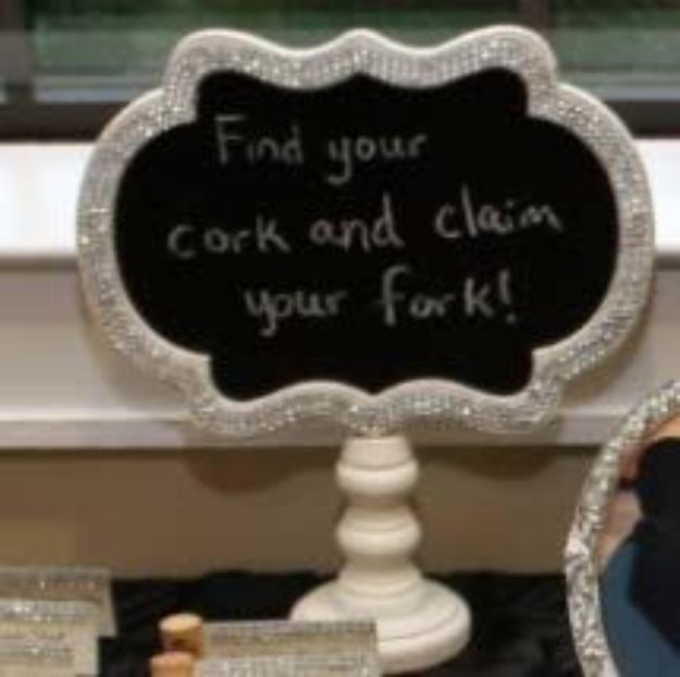 Picture of Chalkboard (Bling Pedestal) 13.5" - Distressed