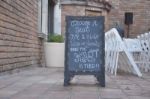 Picture of Chalkboard (Choose a seat) A 31.5X17 - Wood