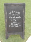 Picture of Chalkboard (Pick a seat) A 31.5X17 - Wood