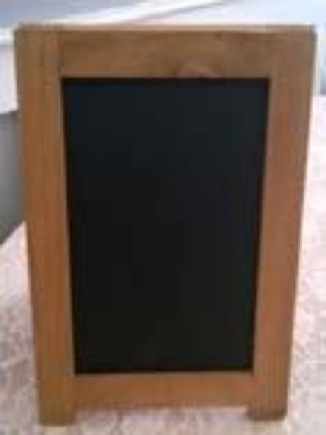 Picture of Chalkboard (Stand alone) 8X10 - Brown