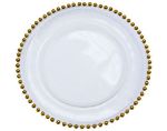 Picture of Charger Plate (Glass Beaded)  - Gold
