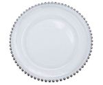 Picture of Charger Plate (Glass Beaded)  - Silver