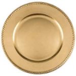 Picture of Charger Plate (Roped)  - Gold