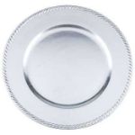 Picture of Charger Plate (Roped)  - Silver