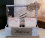 Picture of Decor (Chicken Wire Program Holder)  - Wood