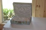 Picture of Decor (Vintage suitcase) 15X12 - Aqua Blue