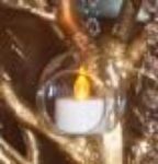 Picture of Hanging Votive (Glass Ball) 2" - Clear
