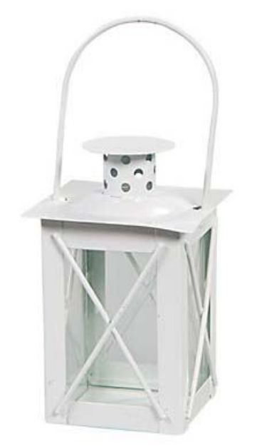 Picture of Lantern (X style) Sm - White