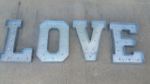 Picture of Marquee (Love) Med - Aluminum
